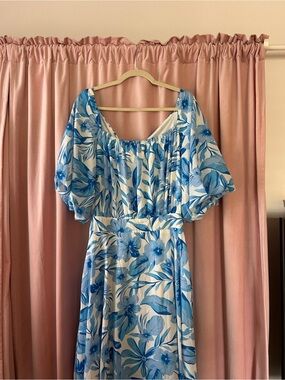 Friday Flamingo Blue Floral Dress, 3 ways to wear
